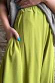 Oscar Asymmetric Hareem Skirt Pant Olive
